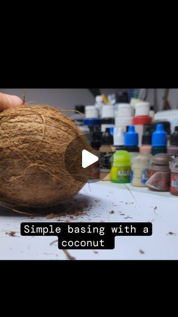 Adam Halon on Instagram: "When you need some detailing for your bases but all you have is a coconut 🥥  #basing #warhammer #miniatures #miniaturepainting #gamesworkshop #paintingwarhammer #dungeonsanddragons" Warhammer Terrain, Warhammer Miniatures, Wargaming Terrain, Games Workshop, Miniature Painting, Dungeons And Dragons, Coconut, Miniatures, Instagram