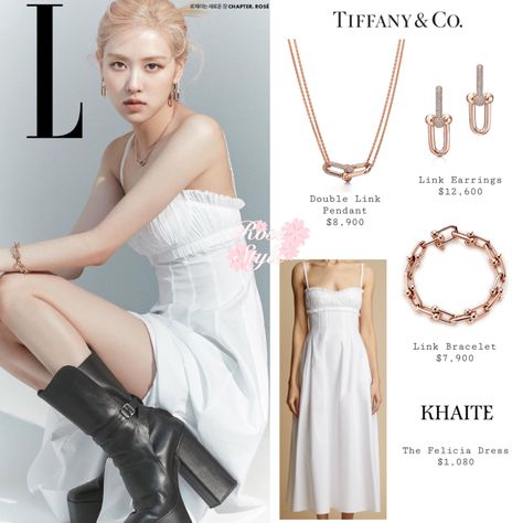 Blackpink Dress, Kpop Dress, Feminine Wardrobe, Elle Korea, Fashion Idol, Rose Fashion, Rose Style, Korean Girl Fashion, Instagram Outfits