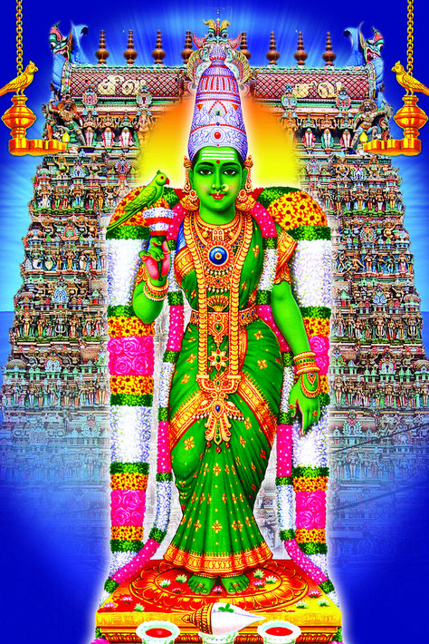 Meenatchi Amman Images, Amman Images Hd, Madhurai Meenakshi Amman Images, Divine Wallpaper, Madurai Meenakshi Amman, Amman Images, Meenakshi Amman, Kali Tattoo, Hindu Cosmos