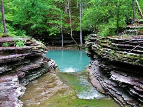 Arkansas Camping, Magical Waterfall, Arkansas Waterfalls, Arkansas Road Trip, Arkansas Vacations, Arkansas Travel, Swimming Hole, Camping Places, Ozark Mountains