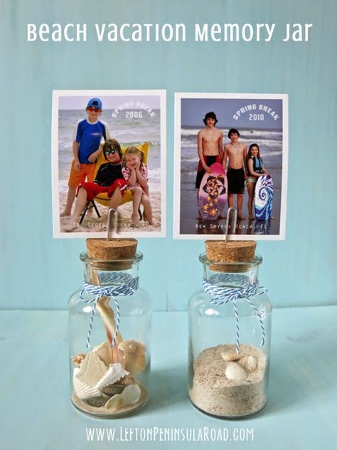 Beach Memory Jars, Sand Photos, Memory Jar Graduation, Beach Jar, Beach Keepsakes, Beach Souvenirs, Memory Jars, Memory Jar, Travel Keepsakes