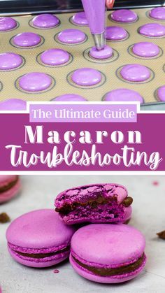 Macaroons Filling, Macaron Troubleshooting, Easy Macaroons Recipe, Italian Macarons, French Macaroon Recipes, Macarons Macaroons, Macaron Flavors, Macaron Cookies, French Macaroons