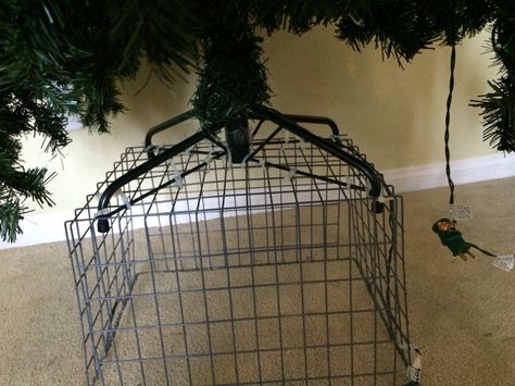 How to make tree taller Make Christmas Tree Taller, Tree Platform, Christmas Decorating Hacks, Decorating Hacks, Tall Christmas Trees, Holiday Planter, Skirt Ideas, Tree Themes, How To Make Christmas Tree