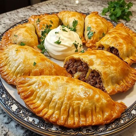 Beef And Cheese Empanadas, Cheese Empanadas, Empanadas Dough, Daily Recipes, Daily Meals, Unsalted Butter, Purpose Flour, Dough, Flour