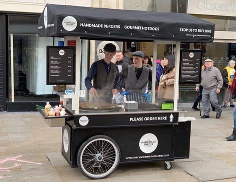 Ice Cream Carts, Food Stand Design, Kombi Food Truck, Food Cart Business, Vegan Food Truck, Food Stall Design, Street Food Design, Gerobak Dorong, Bike Food