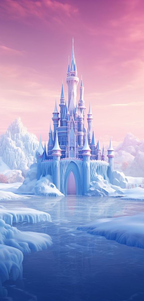 Frozen Disney Background, Ice Castle Concept Art, Arendale Frozen Castle, Frozen Scenery Disney, Frozen Background Birthday, Frozen Background Wallpapers, Elsa Frozen Background, Frozen Background Landscape, Frozen Background Backdrops