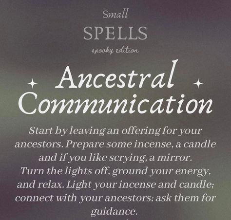 Starting A Coven, Ancestral Witch, Ancestral Witchcraft, Witch Ancestors, Witchcraft Recipes, Ancestral Magic, Ancestor Work, Ancestor Altar, Full Moon Spells