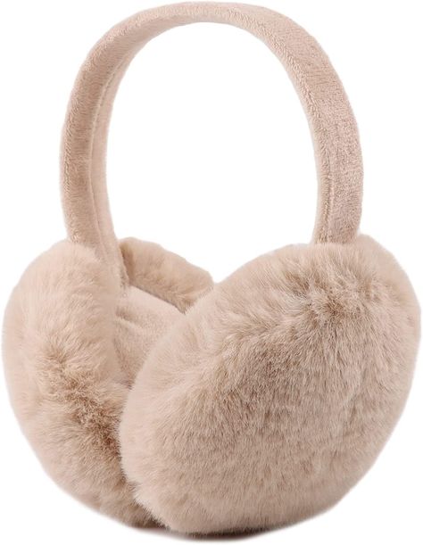 Fuzzy Earmuffs, Winter Earmuffs, Gift Wishlist, Ear Parts, Faux Fur Material, Ear Muffs, Painting Inspo, Adjustable Headband, Ear Warmer