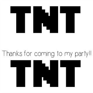 Tnt Minecraft Printable, Minecraft Pasta, Minecraft 8, Minecraft Birthday Decorations, Minecraft Png, Minecraft Party Favors, Diy Minecraft Birthday Party, Pinata Birthday, Tnt Minecraft