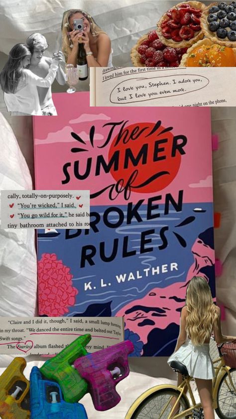 The summer of broken rules The Summer Of Broken Rules, Romcom Books, Feel Good Books, Teen Romance Books, Little Library, Recommended Books To Read, Summer Books, Romantic Books, Fan Book