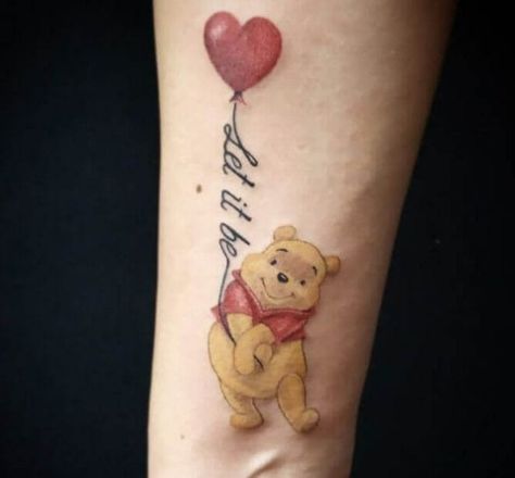 15+ Amazing Winnie The Pooh Tattoo Designs For Art Body Lovers Mother Daughter Tattoos Winnie The Pooh, Winnie The Pooh Tattoo For Son, Pooh Bear And Piglet Tattoo, Winnie The Pooh And Piglet Tattoo, Small Winnie The Pooh Tattoo, Pooh And Piglet Tattoo, Pooh Tattoo Ideas, Winnie The Pooh Tattoo Ideas, Pooh Bear Tattoo