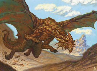 Copper dragon - Forgotten Realms Wiki Copper Dragon, Dnd Dragons, Dnd Monsters, Dragon Pictures, Fantasy Story, Dragon Artwork, Fantasy Dragon, Mystical Creatures, High Fantasy