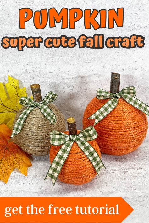 fall pumpkin craft. thanksgiving pumpkin craft. pumpkin craft for kids. thanksgiving craft for teens. thanksgiving decor craft. Easy Group Fall Crafts For Women, Button Pumpkin Craft, Diy Twine Pumpkins, Thanksgiving Ornaments Diy, Thanksgiving Adult Crafts, Easy Thanksgiving Crafts For Seniors, Quick Fall Crafts, Pipe Cleaner Pumpkin, Thanksgiving Crafts For Teens