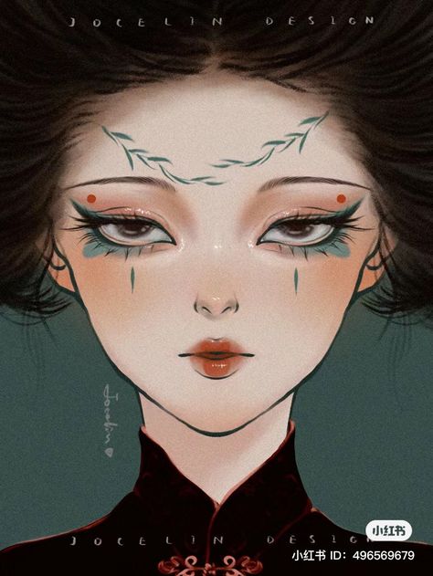 No Face Makeup, Makeup Korea, Jackie Chan Adventures, Makeup Drawing, Douyin Makeup, Makeup Face Charts, Face Art Makeup, Face Chart, Art Makeup