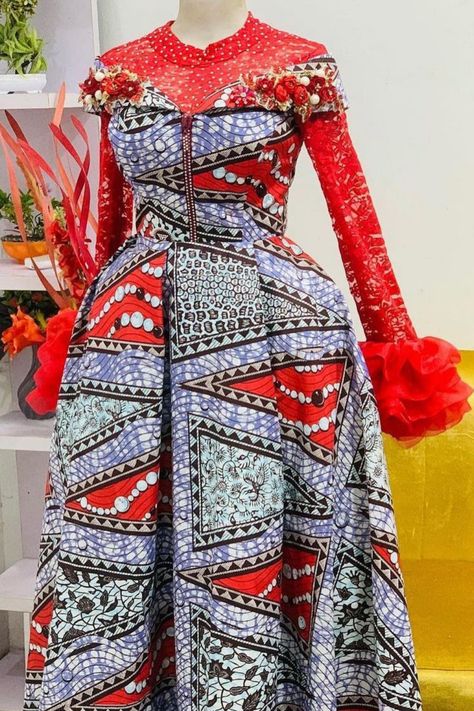 Latest Ankara Flare Gown Styles, Flare Gown Styles Ankara, Long Flare Gown, Ankara Owanbe Gown Styles, Flared Gowns For Women, Maxi Ankara Gown Styles, Long Flared Ankara Dresses, Flare Ankara Gown Styles, Ankara Gown Style