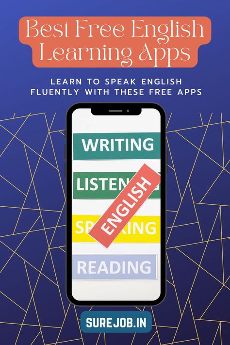 Want to learn English? Want to speak English fluently? Check out these list of free English learning apps to speak fluent English. Free apps Learn Speaking English, Apps To Learn English, Best English Learning Apps, Best Apps To Learn English, English Learning Spoken App, Best English Learning Apps Free, Best App For Learning English, Best App For English Speaking, How To Learn English Speaking Fast