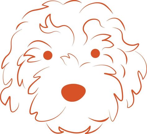 Cavapoo Line Drawing, Golden Doodle Quilt Block, Golden Doodle Applique, Goldendoodle Cartoon Drawing, Golden Doodle Sketch Easy, Goldendoodle Line Drawing, Drawing A Golden Doodle, Cockapoo Cartoon Drawing, Goldendoodle Art Paintings