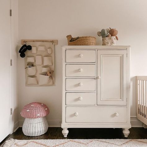 Girls Armoire, Nursery Armoire, White Armoire, Armoire Makeover, Armoire Dresser, Nursery Toys, Old Dressers, Children Room, Big Girl Rooms