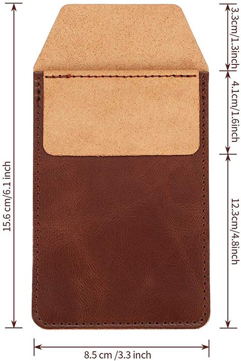 Leather Pocket Protector, Leathercraft Projects, Brown Office, Pocket Protector, Leather Patterns, Leather Craft Projects, Lab Coats, Pen Pouch, Leather Pocket