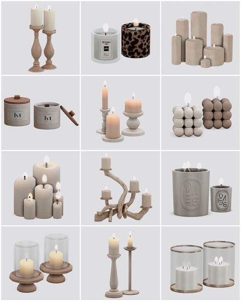 Sims 4 Aesthetic Candle CC Finds Sims4 Candle Cc, Ts4 Cc Clutter Maxis Match, Furnitures Sims 4 Cc, Sims 4 Accent Table, Sims 4 Pampas Grass Cc, Sims 4 Cc Furniture Clutter Kitchen, Candle Cc Sims 4, Sims Cc Furniture Aesthetic, Sims Mod Furniture