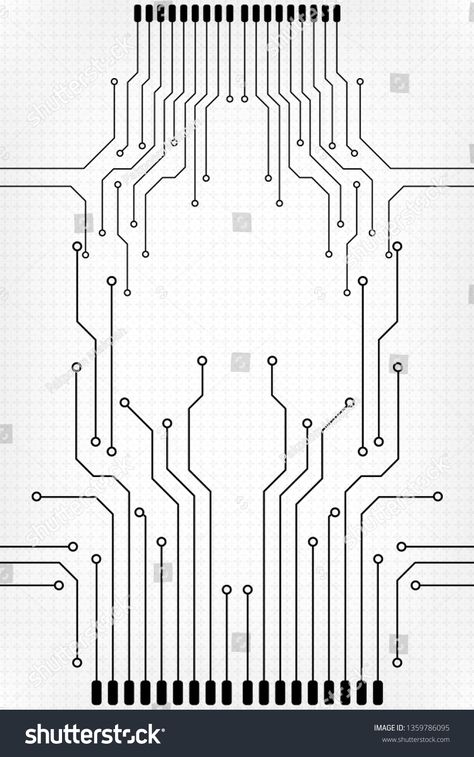 Circuit Board Technology Information Pattern Concept Vector Background. Grayscale Color Abstract PCB Trace Data Infographic Design Illustration. #Ad , #SPONSORED, #Concept#Pattern#Background#Vector Information Technology Tattoo, Circuit Board Pattern, Circuit Tattoos, Infographic Design Illustration, Circuit Tattoo, Circuit Pattern, Data Infographic, Electric Pattern, Data Patterns