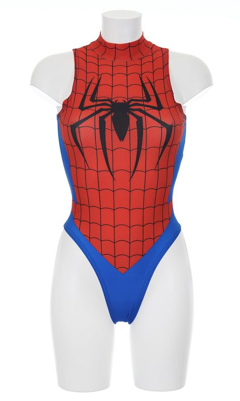 Spiderman Bathing Suit, Spider Man Swimsuit, Spider Man Bathing Suit, Spider Man Outfits Ideas Woman, Spiderman Outfit Women, Spider Man Costume For Women, Spider Man Inspired Outfit, Spiderman Swimsuit, Spiderman Body