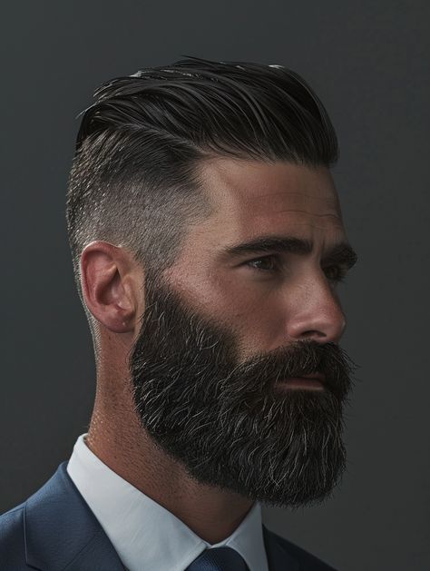 Exploring 31 Long Beard Styles for Men: Trends and Tips for a Bold Look in 2024 Beard With Short Hair, Beard Designs For Men, Mens Beard Styles, Long Beard Styles For Men, Men Beard Style, Beard And Long Hair, Men Eyebrows, Full Beard Styles, Barba Hipster