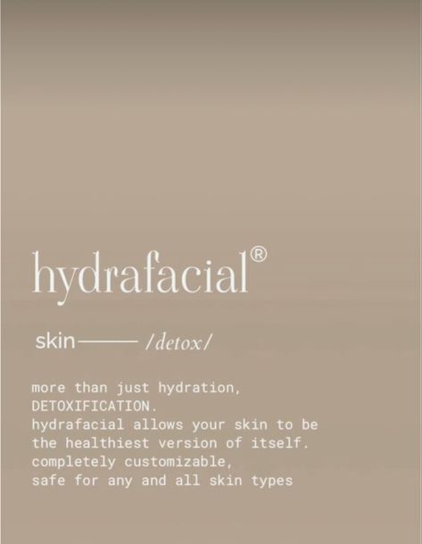 Skin Clinic Instagram Feed, Med Spa Instagram Post, Hydrinity Skincare, Hydrafacial Aesthetic, Hydrafacial Marketing, Facial Spa Aesthetic, Hydrafacial Benefits, Skincare Instagram Feed, Facials Quotes