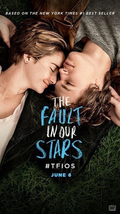 not a book, but based on a book...The Fault in Our Stars movie poster