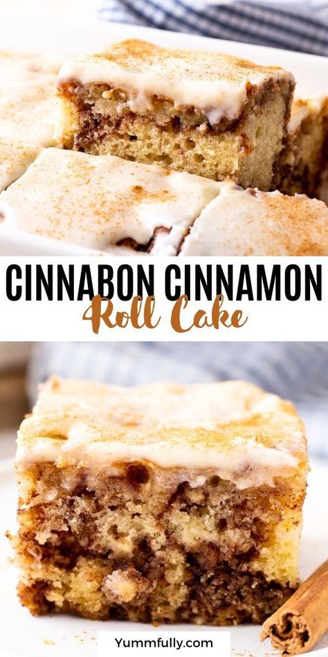 Give a try to the irresistible flavors of our Cinnabon Cinnamon Roll Cake, a delightful twist on the classic pastry with its layers of cinnamon-sugar goodness and creamy icing drizzle. Click for more delicious recipes that will satisfy your sweet cravings and keep you baking all day! Cinnamon Rolls Cake Recipe, Gluten Free Cinnamon Roll Cake, Cinnamon Baked Goods, Breakfast Desserts Easy, Cinammon Roll Cake, Desserts With Cinnamon, Cinnamon Rolls Cake, Cinnamon Roll Sheet Cake, Cinnamon Roll Dessert