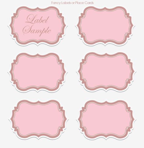 label templates | Wedding Wednesday: DIY Printable Vintage Collection Party Set ~ Kroma ... Cute Labels Printable, Candy Buffet Labels, Desain Merek, Labels Printables Free Templates, Buffet Labels, Vasos Vintage, Printable Label Templates, Free Label Templates, Wedding Wednesday