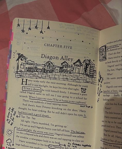 Annotated Harry Potter Books, Harry Potter Books Annotated, Annotate Harry Potter, Book Annotation System, Book Margin Notes, Messy Book Annotation, Annotating Books For Friends, Annotating Books Tips For Fun, Annotating Harry Potter Books