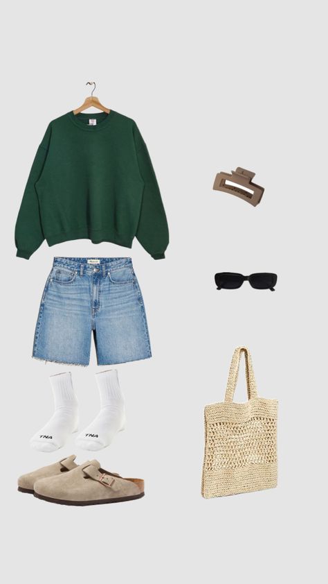 Fall Outfits 2024 Birkenstock, Tna Outfits, Boston Summer Outfit, Aritzia Outfit, Birkenstock Boston Outfit, Boston Birkenstock, Boston Outfits, Tna Aritzia, Birkenstock Outfit