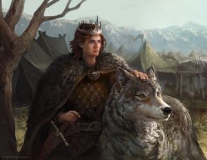 Robb Stark - A Wiki of Ice and Fire Robb Stark Art, Robb Stark Fanart, Arte Game, Fantasy People, Eddard Stark, A Clash Of Kings, Game Of Thrones Books, Game Of Thrones Artwork, Robb Stark