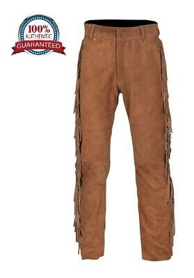 Buckskin Pants, Men Western Wear, Buckskin Clothing, American Indian Clothing, Native American Moccasins, Mens Western Wear, Fringe Pants, Men's Dress Pants, Biker Pants