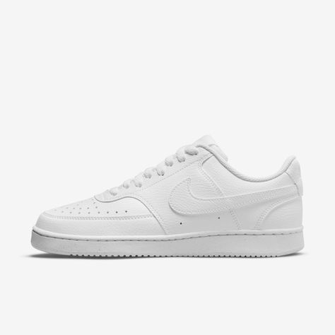 White Sneakers Nike, Nike Vision, Nike Court Vision Low, Air Max 90 Women, Nike Court Vision, White Nike Shoes, Court Vision, Tenis Nike, Black Shoes Women