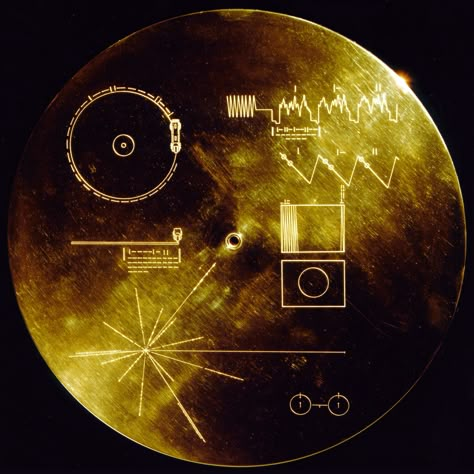 Voyager Golden Record Voyager Golden Record, Voyager Spacecraft, Golden Record, Grounding Crystals, Outer Planets, Nasa Jpl, Space Images, Carl Sagan, Our Solar System