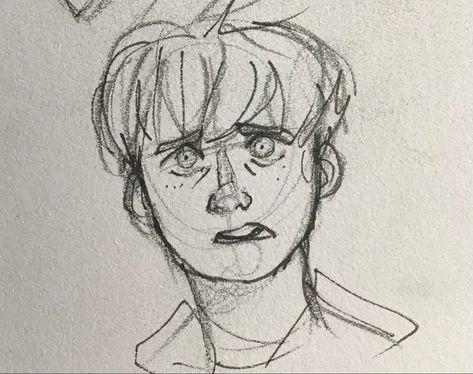 Scared Man Drawing, Scared Reaction Pic Drawing, Scared Mouth Drawing, Scared Face Reference, Scared Drawing Reference, Scared Pose Reference, Scared Face Drawing, Face Side View Drawing, Scared Pose