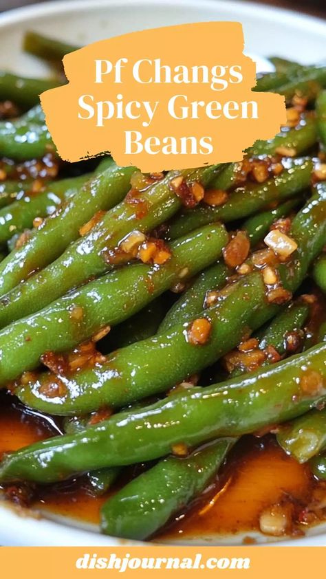 Pf Changs Spicy Green Beans – Dish Journal Green Beans Recipe Sauteed, Best Sauteed Green Beans, Chinese Green Beans Recipe, Green Beans And Rice Recipes, Hot Honey Green Beans, Pf Chang Green Bean Recipes, Fresh Green Beans Instant Pot, Green Bean Air Fryer Recipes, Green Bean Seasoning