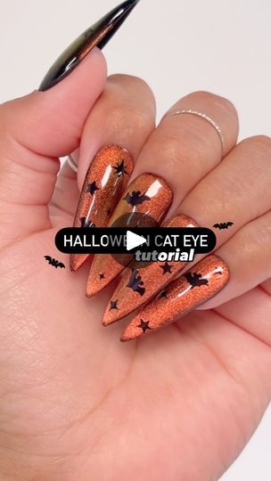 9.5K views · 1.3K reactions | Color shifting Halloween cat eye nails tutorial!
🧡😱🤯💅🏽🐭🦇
Save & Share this fun color changing look under nail inspo!
Follow for more Halloween tutorials! 🎃

Using @daily_charme (code: JEN10)
•C63 Apollo (chameleon cat eye gel)
•Magnetic Cylinder Wand
•Mickey bat stickers will be released this Friday! 9/13

#halloween #halloweennails #cateyenails #nailinspo #nails #uñasdehalloween #nailvideos #diynails #pressonnails #nailtrends #magneticnails #cateyepolish 
#halloweenbeauty #halloweenseason #halloweenstyle #disneyhalloween #disneynails #mickeybat #orangenails #batnails #howto #nailtutorial #tutorial | Jeanette Flores | Kyrylo Zaplotynskyi · Jack O'Lantern Cat Eye Nails Tutorial, Bat Nails, Halloween Beauty, Nails Tutorial, Halloween Tutorial, Eye Nails, Magnetic Nails, Cat Eye Gel, Disney Nails