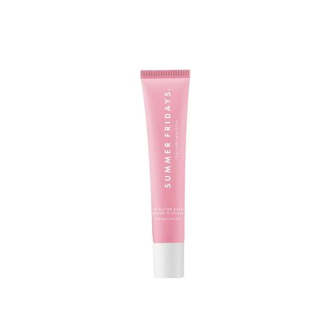 Summer Fridays Pink Sugar Lip Balm Sugar Lip Balm, Summer Fridays Lip, Sephora Skin Care, Best Lip Balm, Dream Gift, Lip Butter, Pink Sugar, Birthday Board, Summer Fridays