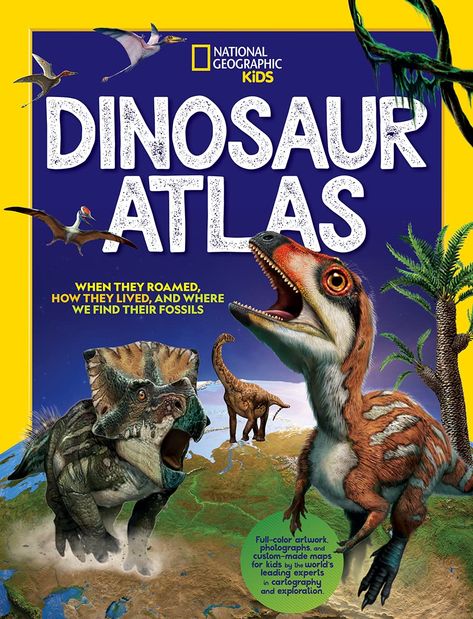 Enter to #Win Last Minute Gift Ideas from National Geographic Kids Books #MegaChristmas22 - Mom Does Reviews National Geographic Kids Magazine, Atlas Book, Kids Magazine, Made For Kids, Maps For Kids, National Geographic Kids, Dinosaur Bones, Prehistoric Creatures, Dinosaur Kids