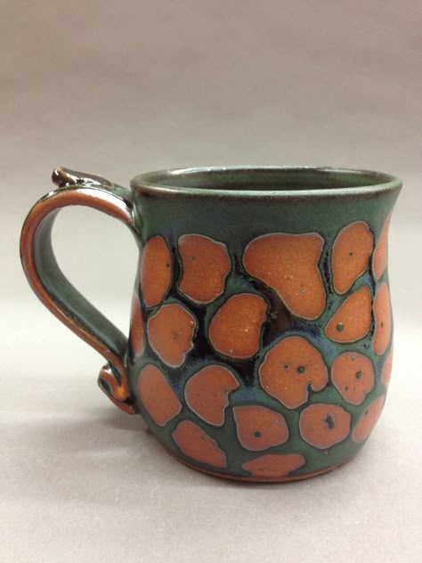 Spectrum Glazes, Glazing Pottery, Clay Mug, Amaco Glazes, Pottery Design, Advanced Ceramics, Ceramics Inspiration, Pottery Inspo, Wax Resist