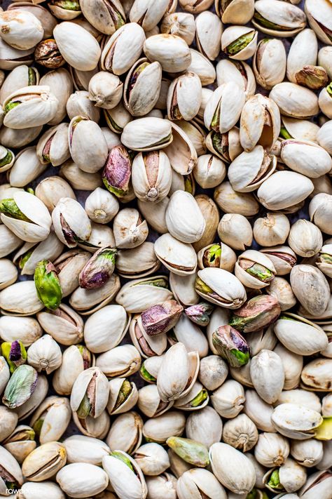 Fresh salted crunchy pistachio nuts  | premium image by rawpixel.com / Monika Pistachio Wallpaper, Coffee Bean Shop, Food Texture, Pistachios Nuts, Fruit Wallpaper, Fruit Photography, Food Patterns, Green Texture, Roasted Coffee Beans