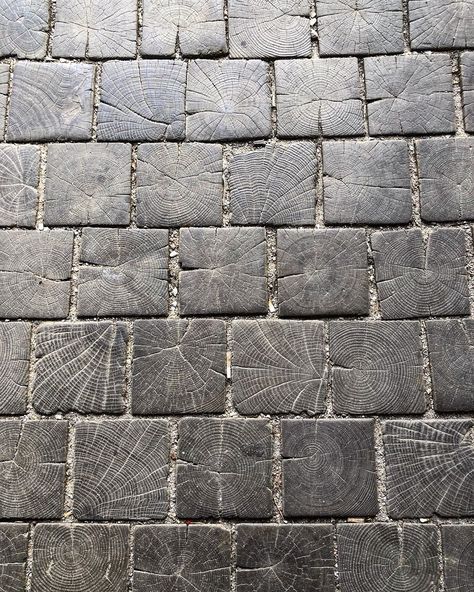 Paul Stallan on Instagram: “beautiful wooden cobbles in historic Copenhagen” Floor Architecture, Cobble Flooring, Man Shed Interior Ideas, Wood Block Flooring, End Grain Flooring, Stone Driveway, Public Space Design, Modernism, Wooden Design