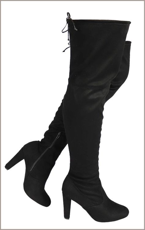 Premier Standard Women's Over The Knee Boot - Sexy Over The Knee Pullon Boot - Trendy Low Block Heel Shoe - Comfortable Boot Low Block Heel Shoes, Trendy Block Heels, Staple Shoes, Women's Over The Knee Boots, Knee Boot, Block Heel Shoes, Wide Calf Boots, Comfortable Boots, Low Block Heels