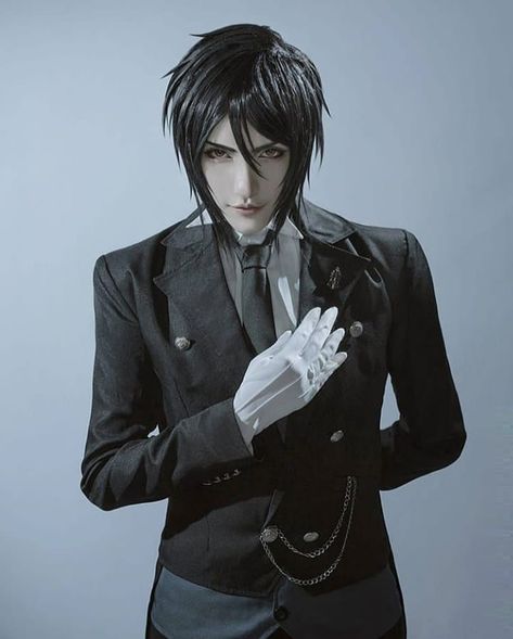 Kuroshitsuji2 Sebastian Michaelis cosplayed by アヤト♥Ayaato-kun: 𝕴 𝖆𝖒 𝖔𝖓𝖊 𝕳𝖊𝖑𝖑 𝖔𝖋 𝖆 𝕭𝖚𝖙𝖑𝖊𝖗 ~.~ Sebastian Michaelis Cosplay, Hot Anime Cosplay, Black Butler Cosplay, Black Butler Sebastian, Black Butler 3, Sebastian Michaelis, Black Butler Anime, Black Butler Kuroshitsuji, Butler Anime