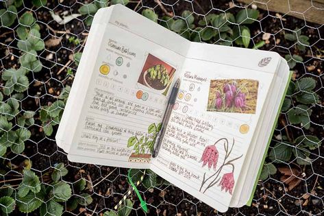 Garden Chart, Walk In Greenhouse, Plant Journal, Gardening Books, Garden Journal, Nature Journal, Family Recipes, Garden Spaces, Garden Gifts