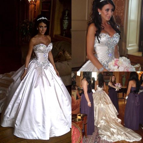 2015 New Pnina Tornai Wedding Dress Ball Gowns Sweetheart Ivory Sparkly Crystal Beaded Lace Up Cathedral Train Church Bridal Gowns Cheap Bridal Gowns Civil Wedding Dresses From Wholesalefactory, $172.37| Dhgate.Com Pnina Tornai Wedding Dress Ball Gown, Pnina Tornai Ball Gown, Wedding Dresses Ball Gown Sweetheart, Pnina Tornai Wedding Dress, Unusual Wedding Dresses, Victorian Wedding Dress, Informal Wedding Dresses, Lovely Wedding Dress, Satin Bridal Gowns