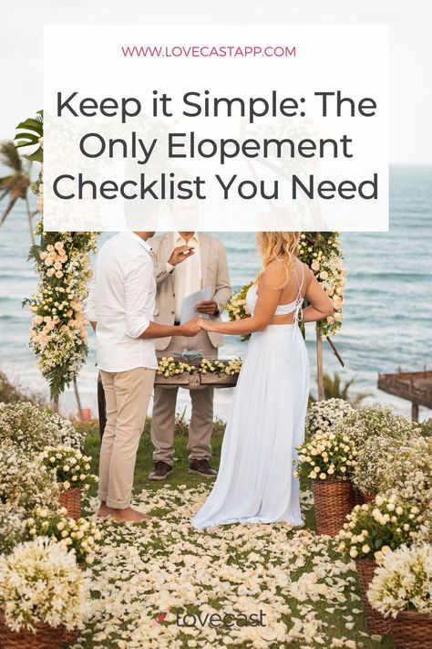 Plan the elopement of your dreams with this simple, 6 step elopement checklist. Here's how to elope in the US Destination Elopement Checklist, How To Plan Elopement, Elopement List Things To Do, Small Elopement Wedding Receptions, Elopement Checklist Cheat Sheets, Elopement Must Haves, Elopement To Do List, Inexpensive Elopement Ideas, How To Elope With Family